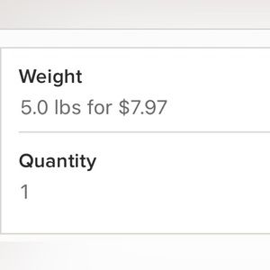 Extra Shipping Label - up to 5lbs